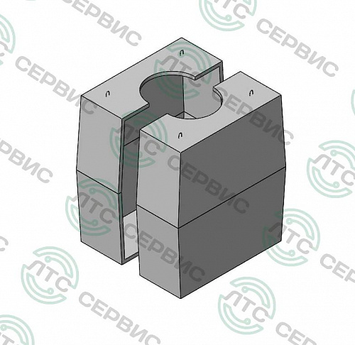 Колодец кабельной канализации ККС-2(80) четырёхгранной или шестигранной формы разрезной